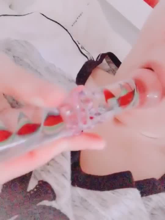 Hitomi Tanaka Delights In Solitary Pleasure Using A Clear Glass Dildo